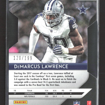 2018 Panini Prizm DeMarcus Lawrence #150 Blue 120/199