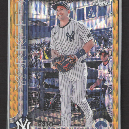 2025 Topps Chrome Paul Goldschmidt #168 Gold Wave Refractor 37/50