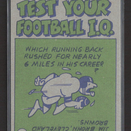 1972 Topps Pro Action John Unitas #251