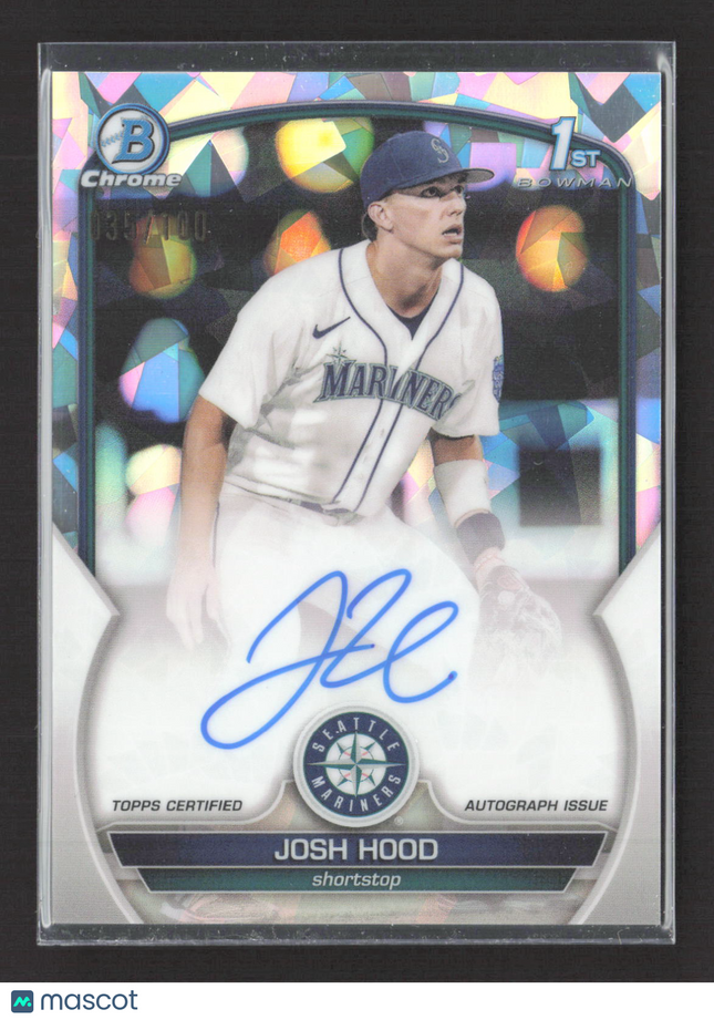 2023 Bowman Chrome Josh Hood #CPA-JHD Atomic Refractor 035/100 1st Bowman