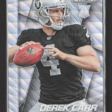 2014 Panini Prizm Derek Carr #257 58/99 Blue Wave