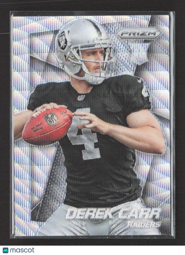 2014 Panini Prizm Derek Carr #257 58/99 Blue Wave