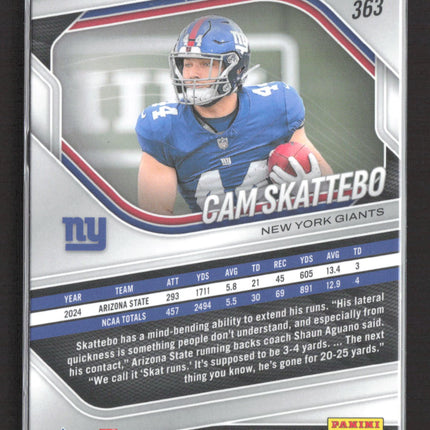 2025 Panini Prizm Cam Skattebo #363 RC