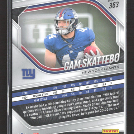 2025 Panini Prizm Cam Skattebo #363 RC