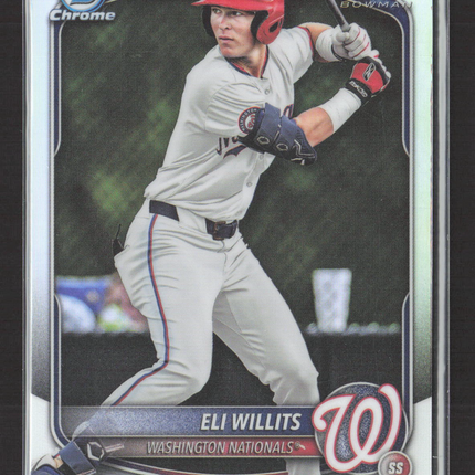 2025 Topps Bowman Chrome Eli Willits #BDC-1 Refractor