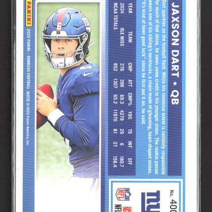 2025 Panini Donruss Football Jaxson Dart #400