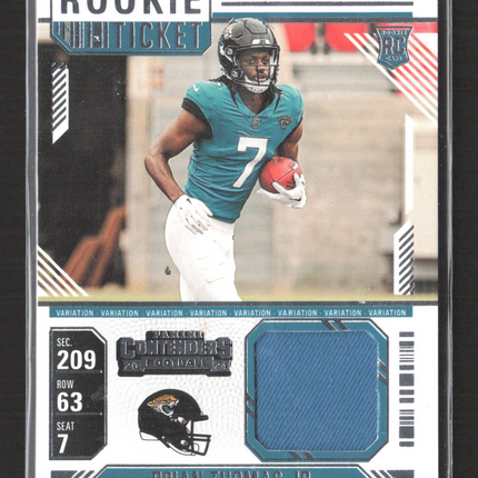 2025 Panini Contenders Football Brian Thomas Jr. #RTS-BTJ Rookie Ticket Jersey
