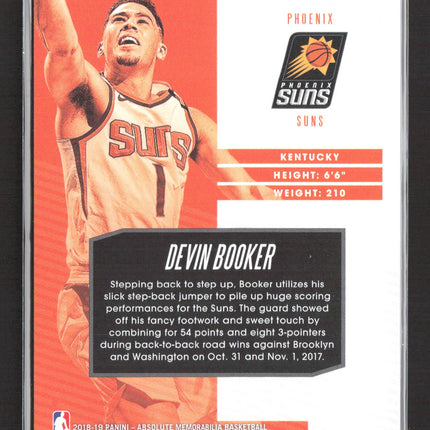 2018 Panini Absolute Memorabilia Devin Booker #28