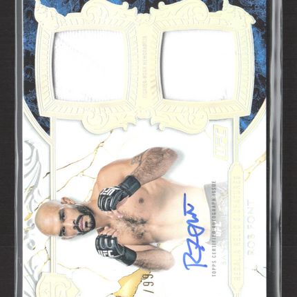 2025 Topps Royalty Collection UFC Regalia Relic Rob Font #RRS-RF Relic Auto /99