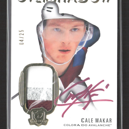 2020 Upper Deck The Cup Overshadow Cale Makar #OS-CM Patch Auto /25