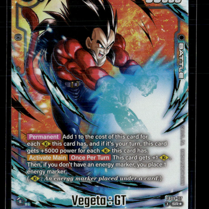 2024 Dragon Ball Super Fusion World Blazing Aura Vegeta SR FB09-117