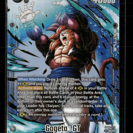 Dragon Ball Super Fusion World Dual Evolution Gogeta : GT SCR FB09-123