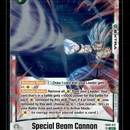 Dragon Ball Super Fusion Dual Evolution Special Beam Cannon fb09-072