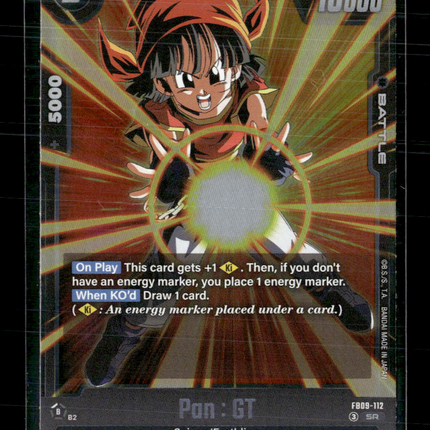 Dragon Ball Super Fusion World Dual Evolution Pan SR fb09-112