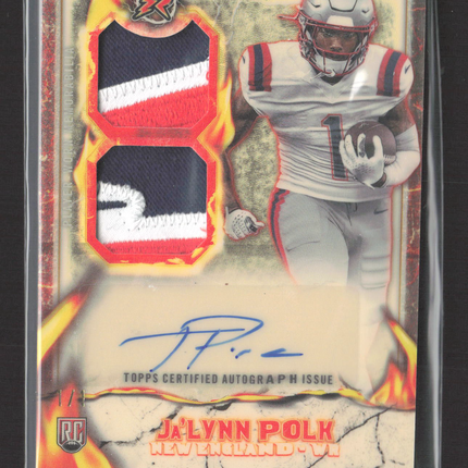 2025 Topps Resurgence Ignite Ja'Lynn Polk #IPA-JP Superfractor Auto Patch RC 1/1