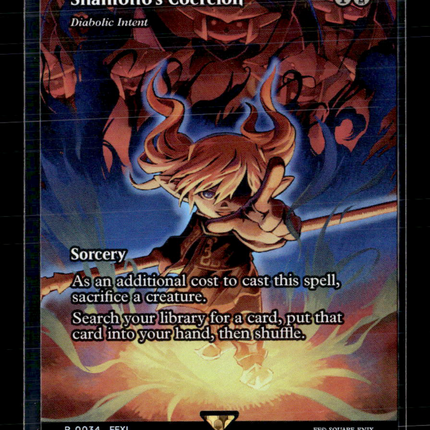 Magic: The Gathering Shantotto's Coercion Showcase FINAL FANTASY R 34 Foil