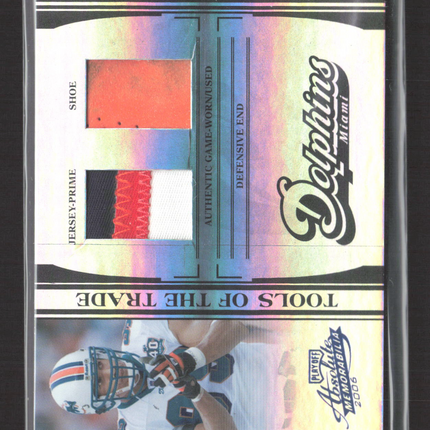 2006 Playoff Absolute Tools of the Trade Jason Taylor #TOT-72 Patch Shoe /25