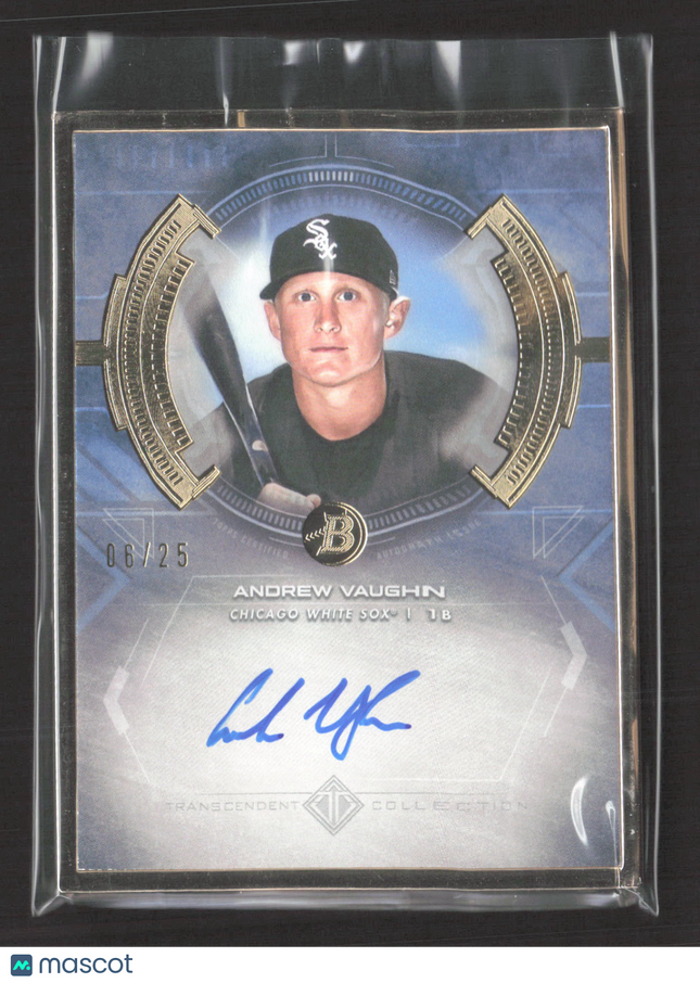 2020 Topps Bowman Transcendent Collection Andrew Vaughn #BTA-AV 06/25 Auto