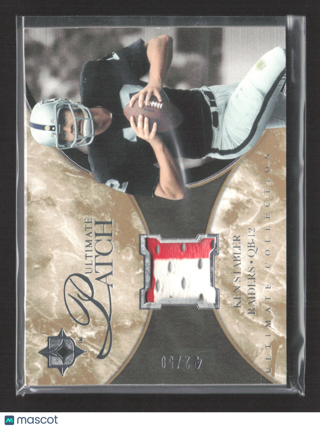 2006 Upper Deck Ultimate Collection Ken Stabler #UL-KS 05/20 Ultimate Patch
