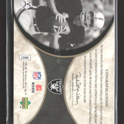 2006 Upper Deck Ultimate Collection Ken Stabler #UL-KS 05/20 Ultimate Patch