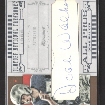 2008 Playoff National Treasures Doak Walker #15 Cut Auto 05/29