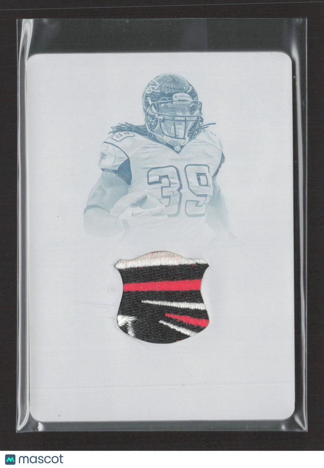 2015 National Treasures Steven Jackson #M-SJA Cyan Printing Plate Patch 1/1