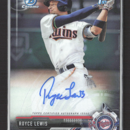 2017 Bowman Chrome Royce Lewis #CDA-RL 1st Auto