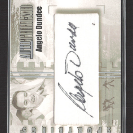 2008 Sport Kings Autothread Angelo Dundee #AT-AD Ali Fight Jacket Auto /9