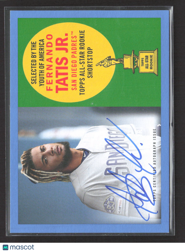 2020 Topps Archives Fernando Tatis Jr. #60ARA-FTJ Blue Border Auto /25