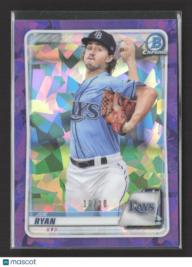2020 Bowman Chrome Joe Ryan #BD-31 Purple Sapphire /10
