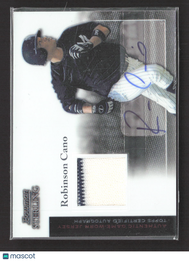 2004 Bowman Sterling Robinson Cano #BS-RC Authentic Game-Worn Jersey Auto