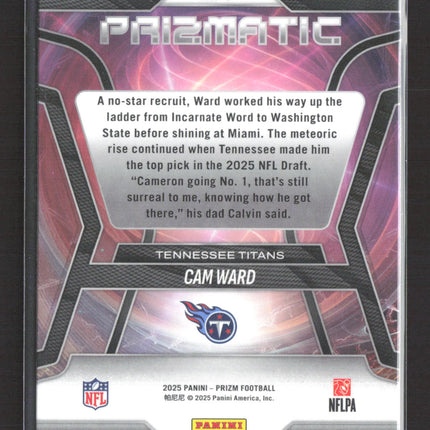 2025 Panini Prizm Prizmatic Cam Ward #4 RC Silver