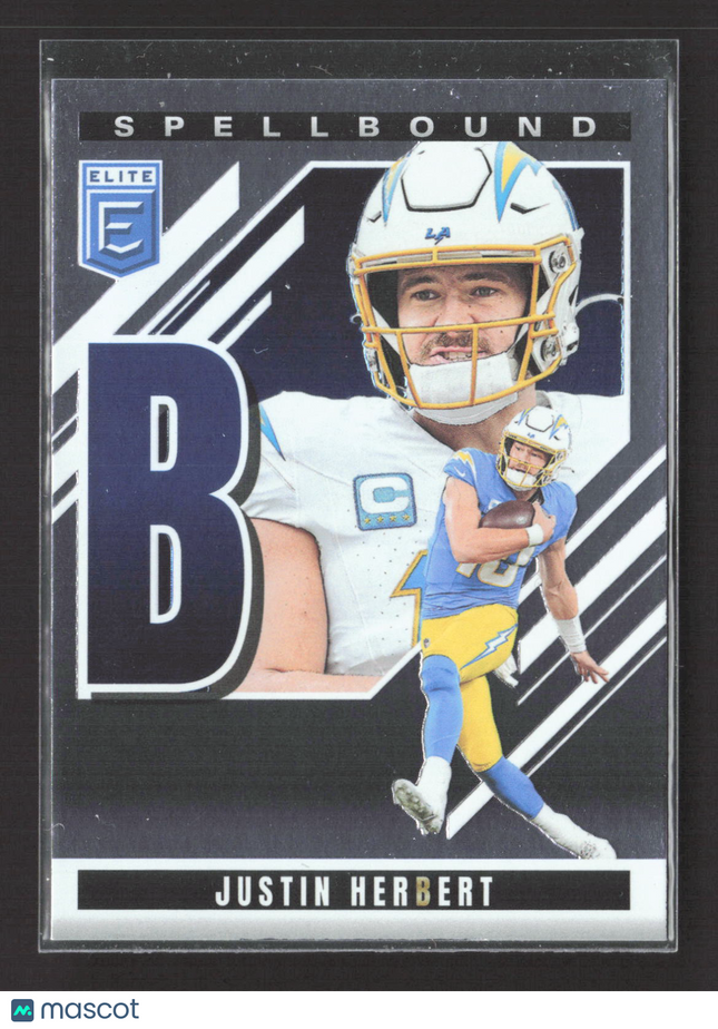 2025 Panini Donruss Elite Spellbound Justin Herbert #37