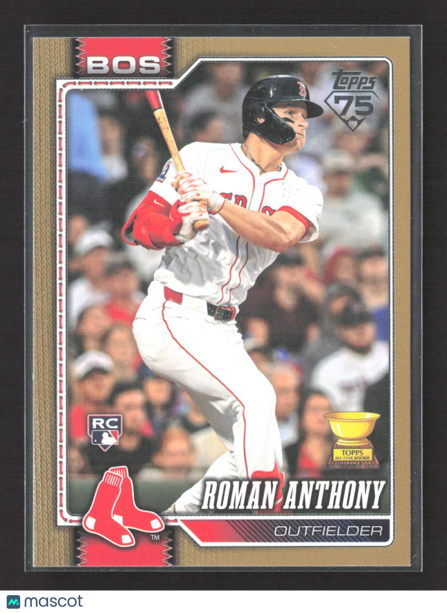 2026 Topps Series One Roman Anthony #189 Gold RC /2026