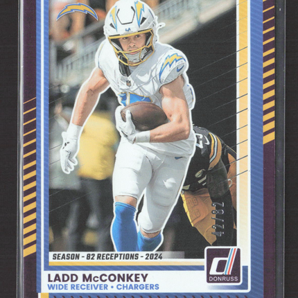 2025 Panini Donruss Ladd McConkey #31 42/82