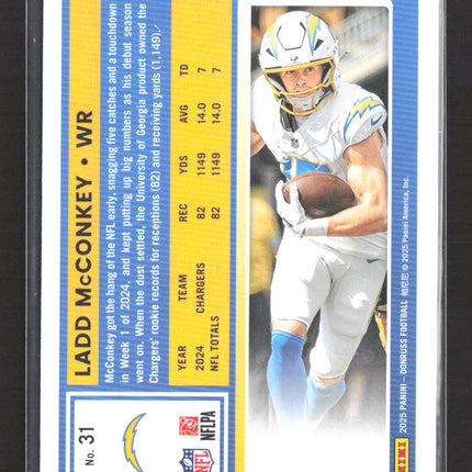 2025 Panini Donruss Ladd McConkey #31 42/82