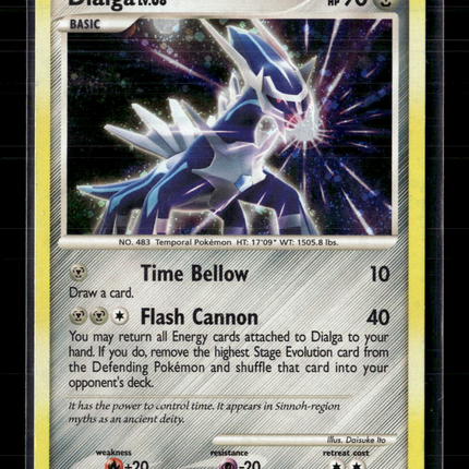 Pokemon 2008 Legends Awakened Dialga Holo #16/106