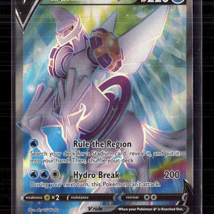 Pokemon 2022 Sword & Shield Origin Forme Palkia V FA #SWSH253