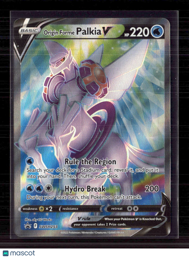 Pokemon 2022 Sword & Shield Origin Forme Palkia V FA #SWSH253