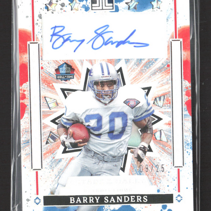 2025 Panini Impeccable Football Barry Sanders #SHA-BSS Auto /25