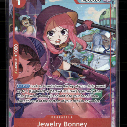One Piece TCG Jewelry Bonney Adventure on Kami's Island R • EB04-002