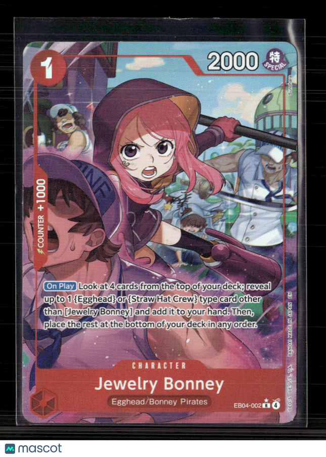 One Piece TCG Jewelry Bonney Adventure on Kami's Island R • EB04-002