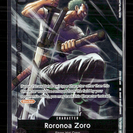 One Piece TCG Roronoa Zoro Adventure on Kamis Island Dash Pack OP15-094