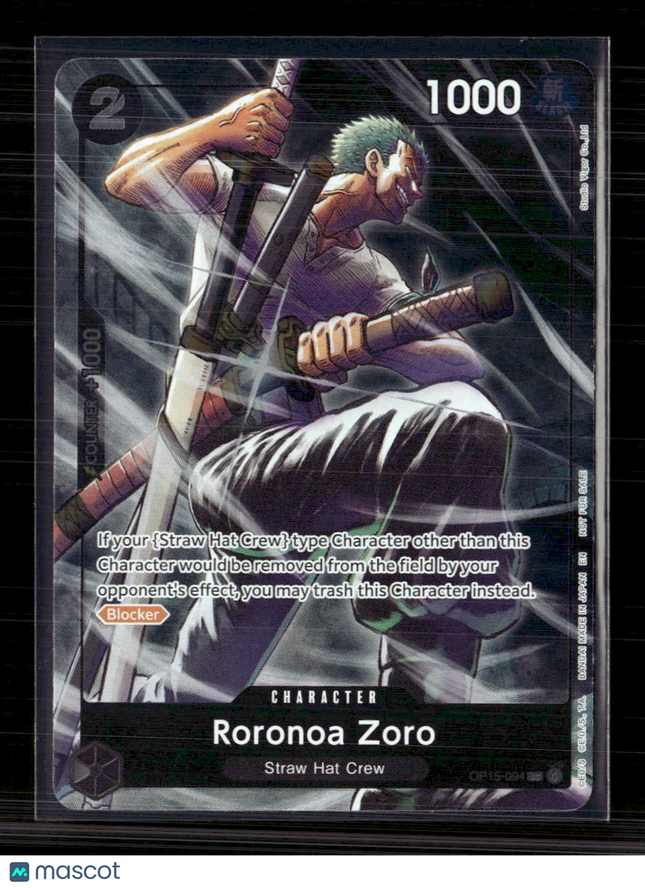 One Piece TCG Roronoa Zoro Adventure on Kamis Island Dash Pack OP15-094