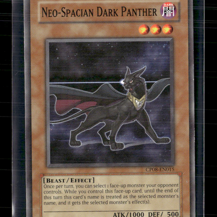 Yu-Gi-Oh! TCG Neo-Spacian Dark Panther Champion Pack 8 CP08-EN015 Unlimited