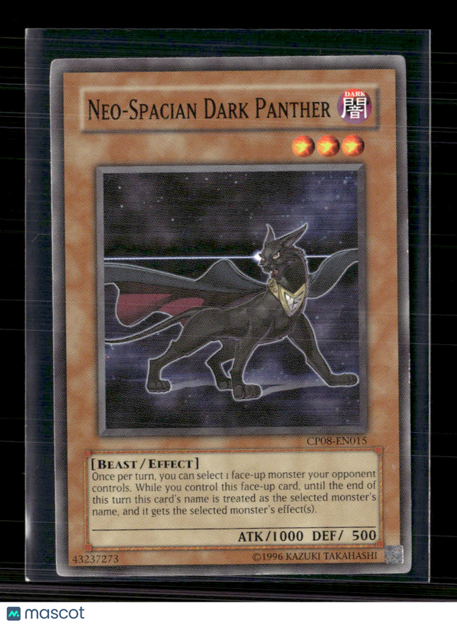 Yu-Gi-Oh! TCG Neo-Spacian Dark Panther Champion Pack 8 CP08-EN015 Unlimited
