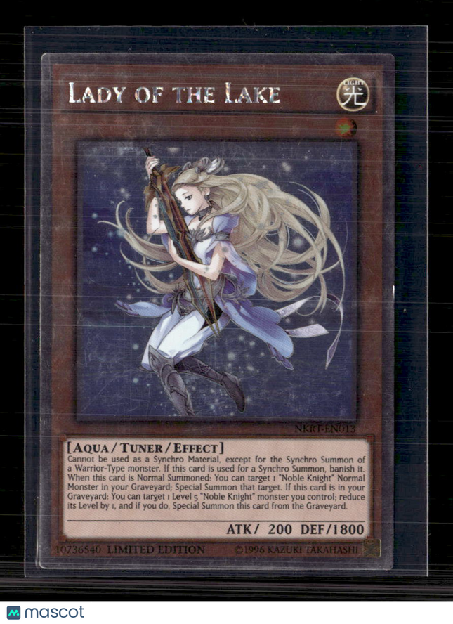 Yu-Gi-Oh! Lady of the Lake  Platinum Rare • NKRT-EN013 Limited