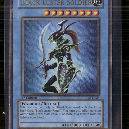 Yu-Gi-Oh! Black Luster Soldier Starter Deck: Yugi Evolution UR SYE-024 1st Ed