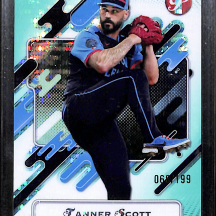 2025 Topps Pristine Tanner Scott #277 Teal Refractor 068/199