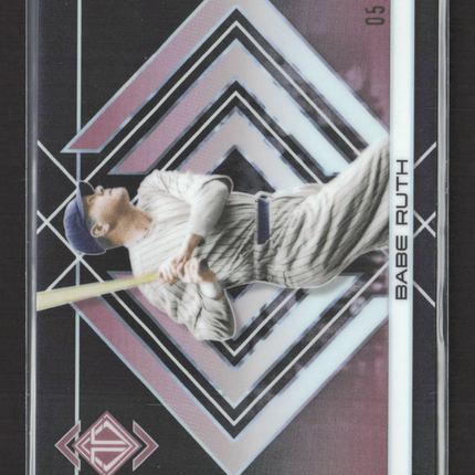 2025 Topps Transcendent Babe Ruth #64 Black Refractor 05/10